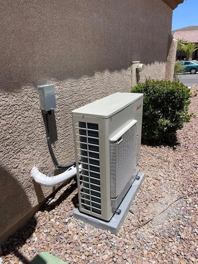 Residential air conditioning condenser unit in Camp Swift